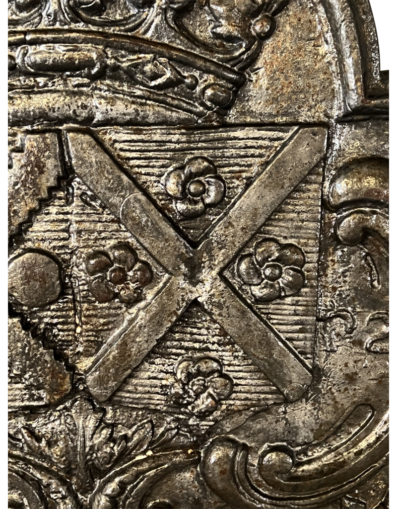 Maison Leon Van den Bogaert Plaques De Cheminée Antiques Françaises De L'année 1622