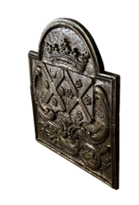 Maison Leon Van den Bogaert Placas De Chimenea Francesas Antiguas Del Año 1622