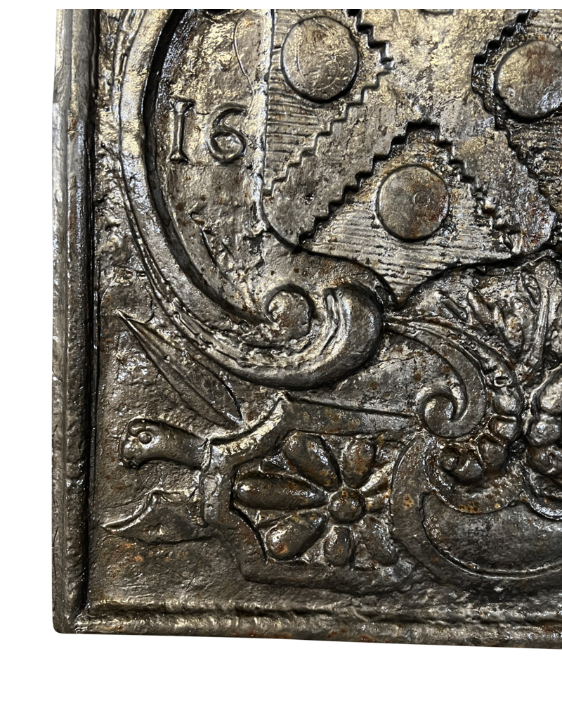 Maison Leon Van den Bogaert Placas De Chimenea Francesas Antiguas Del Año 1622