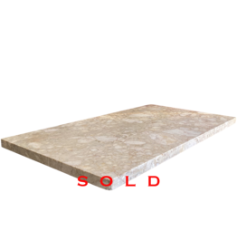 Maison Leon Van den Bogaert Antique Royal Brêche Marble Coffee Table