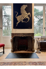 Maison Leon Van den Bogaert 17th Century Chic French Antique Fireplace Surround in Dark Fossil Stone
