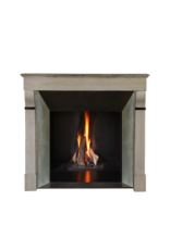 Antique Fireplace With Belgian Black Marble Details