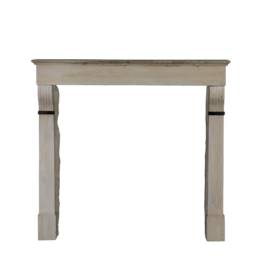 Antique Fireplace With Belgian Black Marble Details