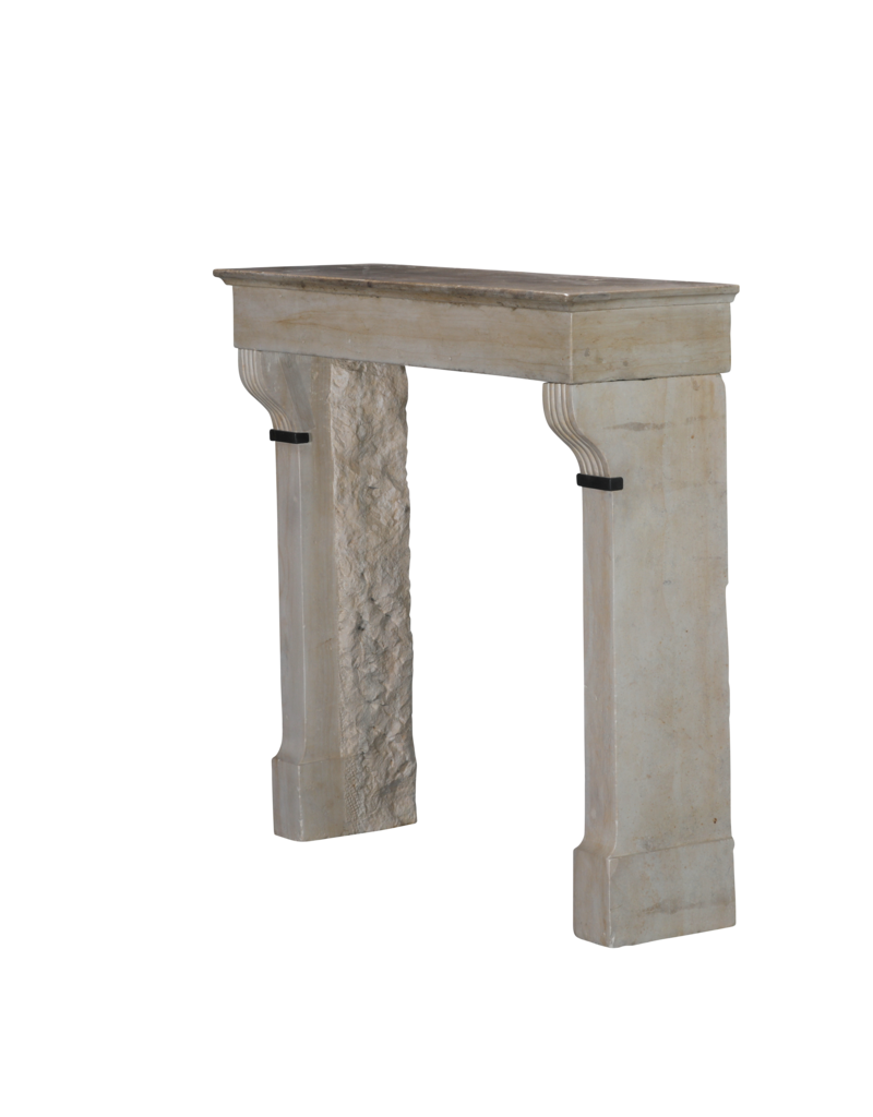 Antique Fireplace With Belgian Black Marble Details