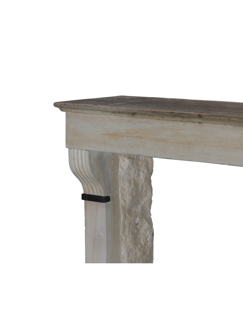 Antique Fireplace With Belgian Black Marble Details
