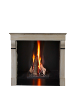 Antique Fireplace With Belgian Black Marble Details