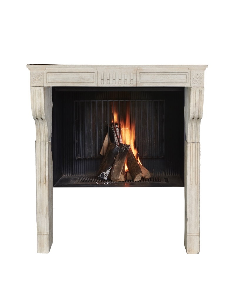 Chimenea Francesa Monocromática Beige El Siglo 18