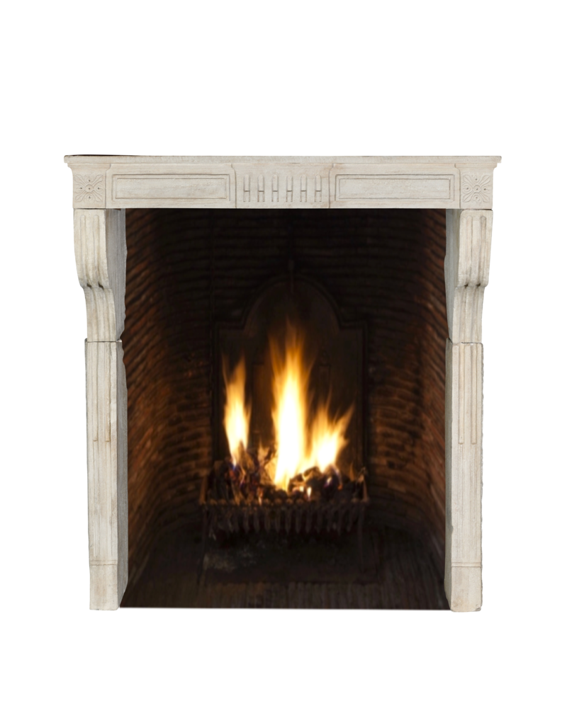 Chimenea Francesa Monocromática Beige El Siglo 18
