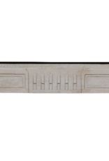 Maison Leon Van den Bogaert Cheminée ancienne en grès beige monochrome de France