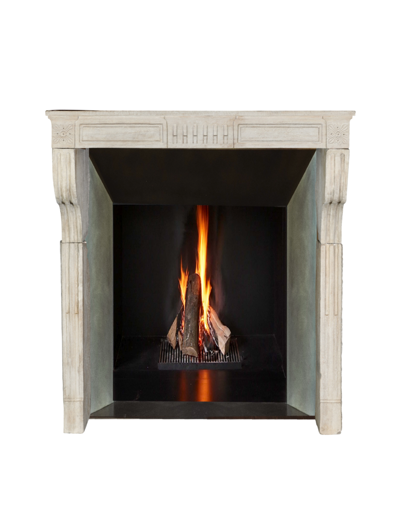 Chimenea Francesa Monocromática Beige El Siglo 18