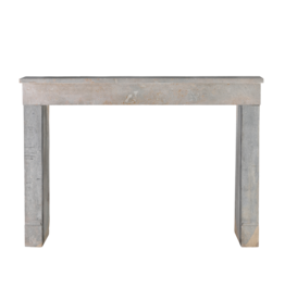 Undefined Grey Stone Fireplace From France
