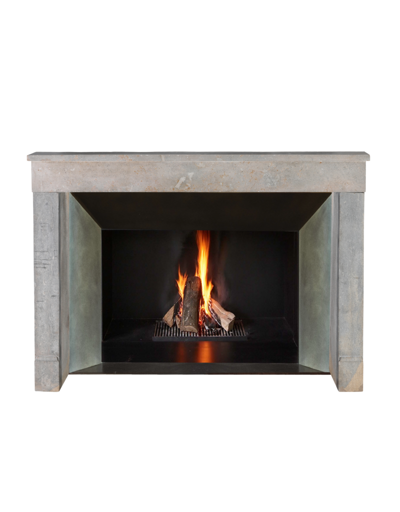 Antique Fireplace From France In Undefined Grey Stone
