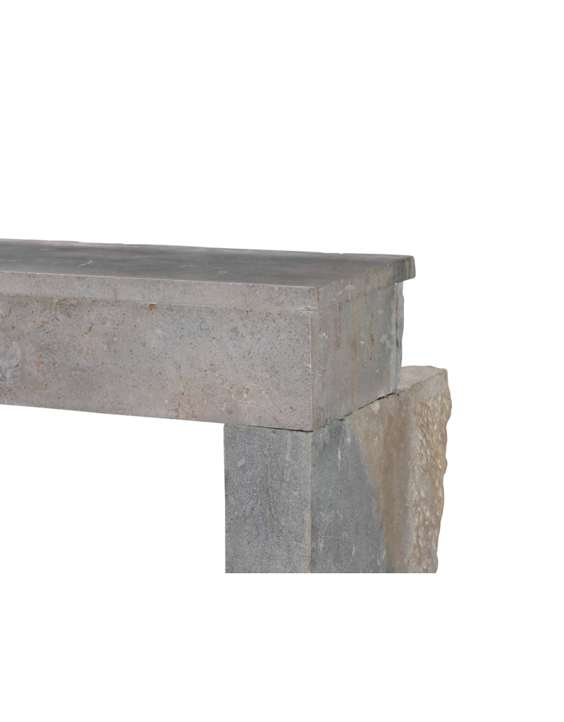 Maison Leon Van den Bogaert Antique Fireplace From France In Undefined Grey Stone