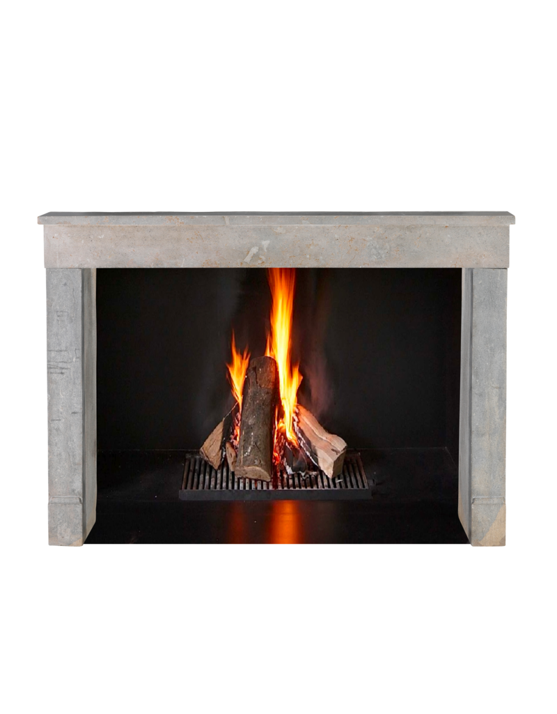 Antique Fireplace From France In Undefined Grey Stone