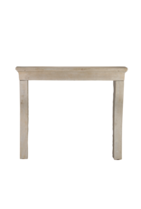 Elegant Louis XIII French Style Fireplace Surround In Limestone