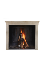 Elegant Louis XIII French Style Fireplace Surround In Limestone