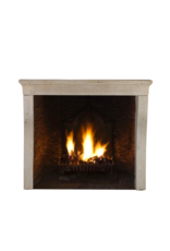 Elegant Louis XIII French Style Fireplace Surround In Limestone
