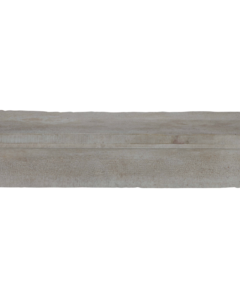 Elegant Louis XIII French Style Fireplace Surround In Limestone