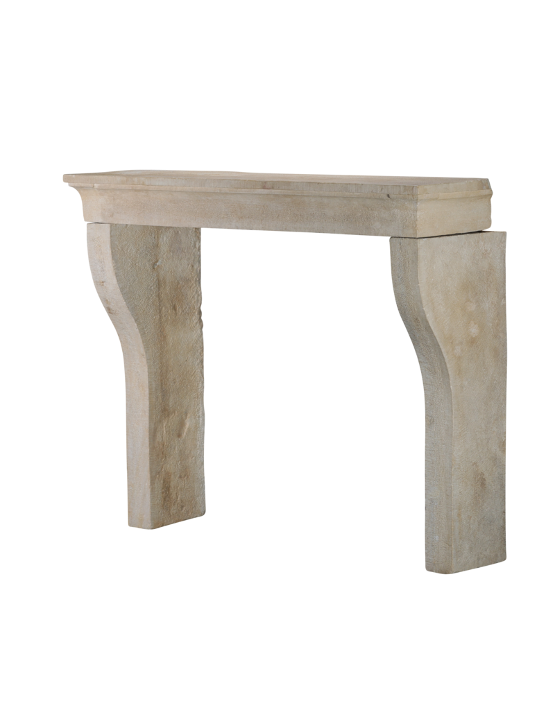 Elegant Louis XIII French Style Fireplace Surround In Limestone
