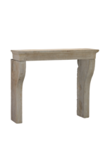 Elegant Louis XIII French Style Fireplace Surround In Limestone