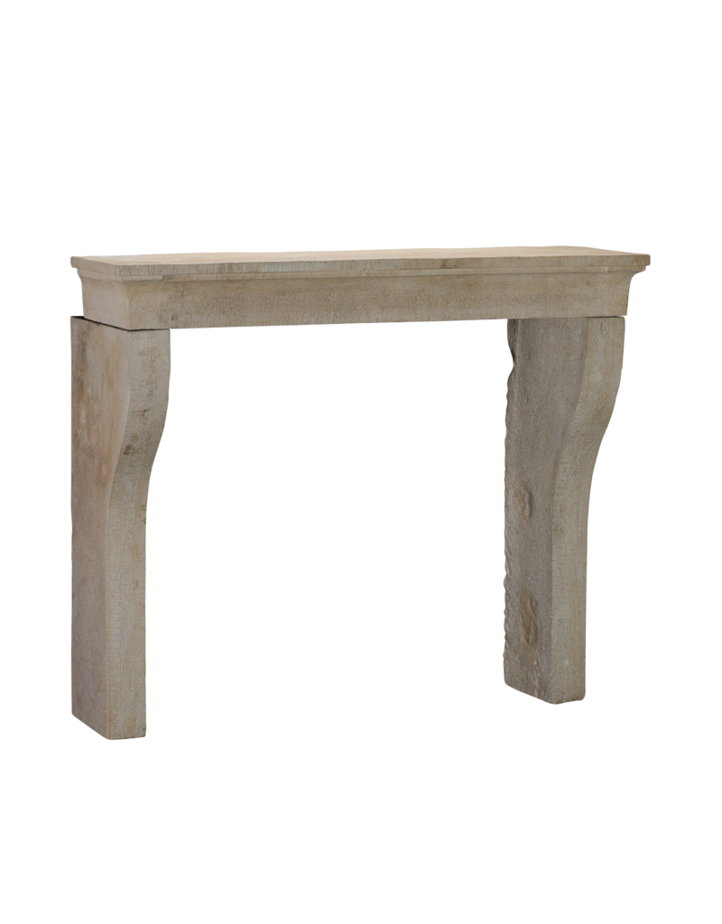 Elegant Louis XIII French Style Fireplace Surround In Limestone