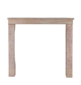 Chimenea De Piedra Roja Clara