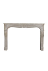 18th Century French Antique Fireplace Surround In Buxy Stone