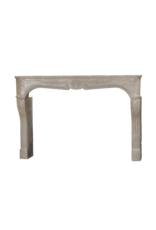 18th Century French Antique Fireplace Surround In Buxy Stone