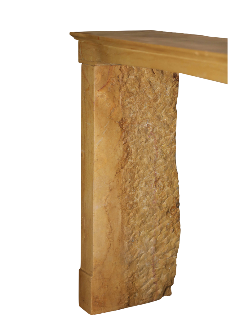 Maison Leon Van den Bogaert Antique French Fireplace Mantel For Timeless Interior Design