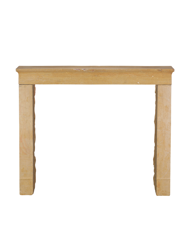 Maison Leon Van den Bogaert Minimalistischer Antiker Steinkamin Aus Frankreich