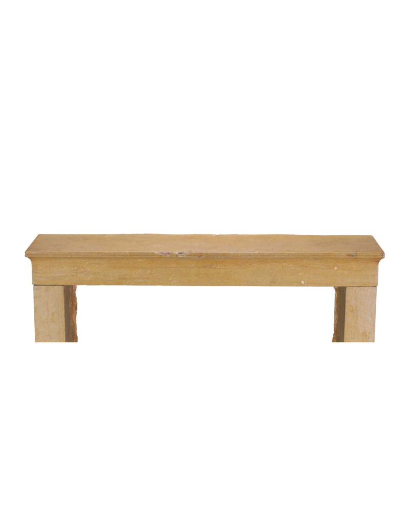 Minimalist Antique Fireplace Mantel From France