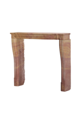 Antique Fireplace Mantel In Colourful French Stone For Contemporary Living