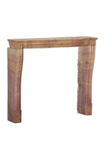 Antique Fireplace Mantel In Colourful French Stone For Contemporary Living