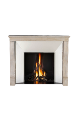 Maison Leon Van den Bogaert Antigua Repisa De Chimenea Francesa En Piedra Beige Atemporal