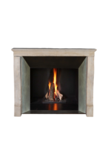 Maison Leon Van den Bogaert Antigua Repisa De Chimenea Francesa En Piedra Beige Atemporal
