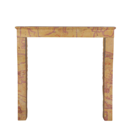 Rich in Color Art Object Stone Fireplace Mantel