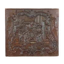 Maison Leon Van den Bogaert An Antique Fireback in Cast Iron Gives Extra Heat Radiation in the Room — 81 cm High