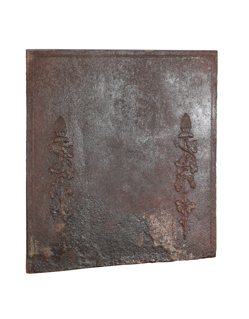 La Plaque de Cheminée De Château De Vigneron Rayonne Une Chaleur Béate