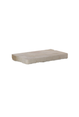Maison Leon Van den Bogaert Antique French Stone Slab As Minimal Fireplace Base Or Wall Table Element