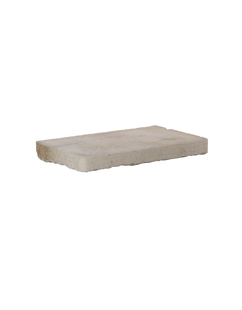 Maison Leon Van den Bogaert Antique French Stone Slab As Minimal Fireplace Base Or Wall Table Element