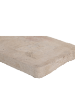 Maison Leon Van den Bogaert Antique French Stone Slab As Minimal Fireplace Base Or Wall Table Element