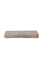 Maison Leon Van den Bogaert Antique French Stone Slab As Minimal Fireplace Base Or Wall Table Element