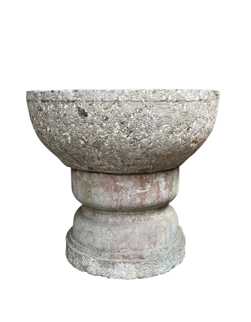 Exceptionnel Elément De Fontaine En Marbre Antique