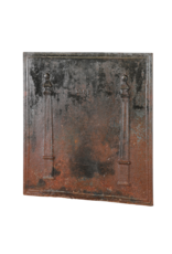 Maison Leon Van den Bogaert 19th Century Fireplace Plate Anno 1861 In Cast Iron