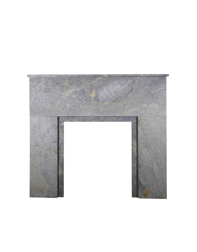Art Deco Stone Small Fireplace Surround