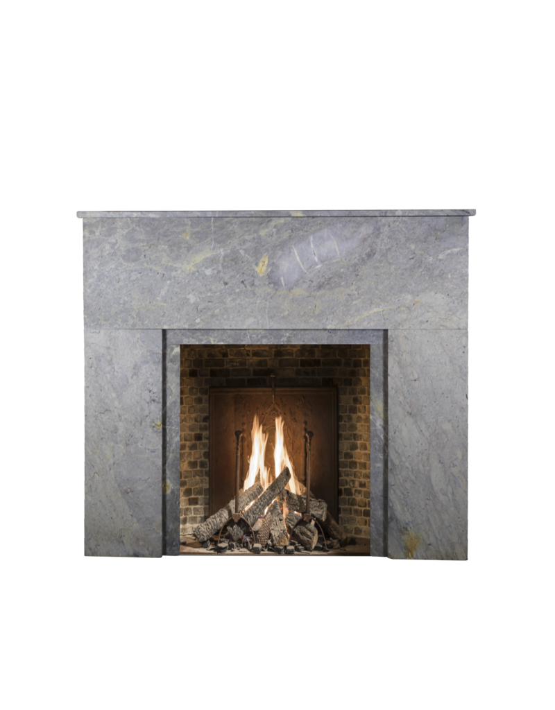 Art Deco Stone Small Fireplace Surround