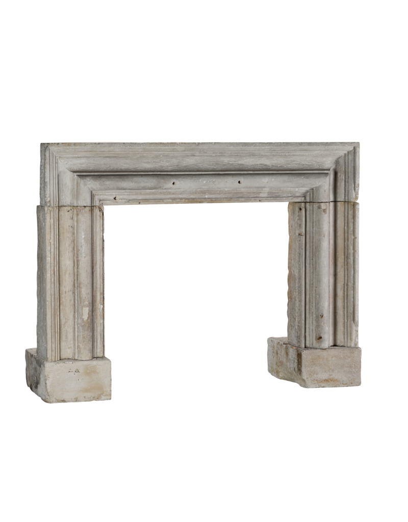Extreme Strong Limestone Antique Fireplace Surround