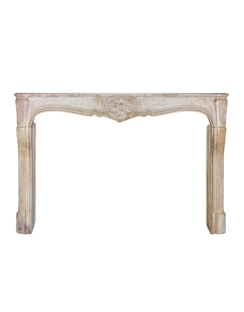 Maison Leon Van den Bogaert Manteau de Cheminée Décoratif Antique D'Epoque Régence 18ème Siècle
