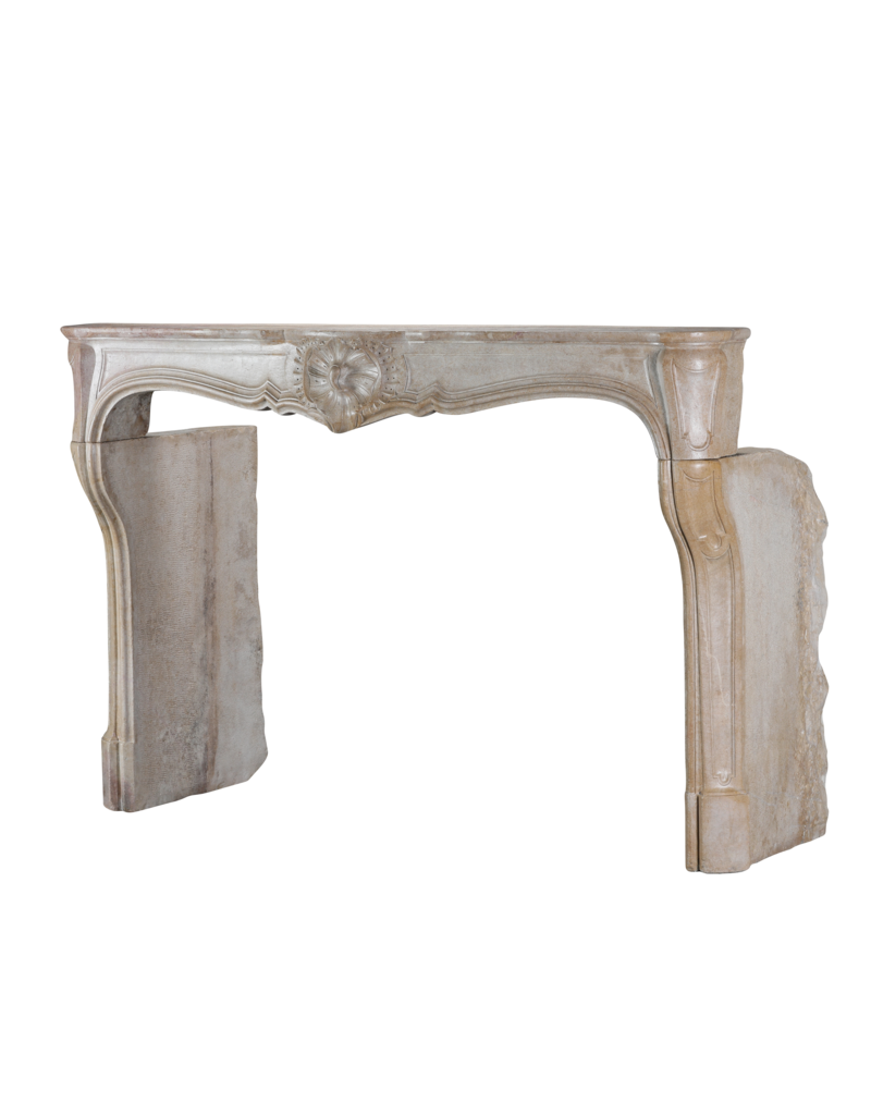 Maison Leon Van den Bogaert 18th Century Antique French Decorative Regency Period Stone Mantelpiece