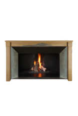 Extra Wide Fireplace Mantel 19th-century French Minimalist Louis Philip Design